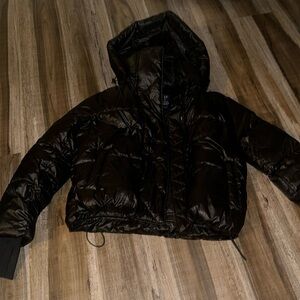 Gap black puffer jacket